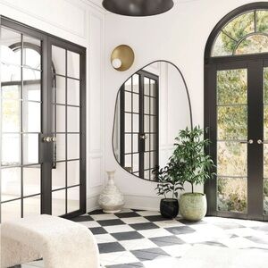 Modern Black Wall Mirror Ethnik living